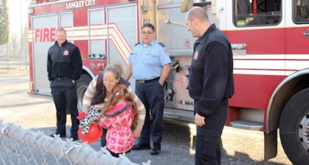 Ride to School in a Fire Truck