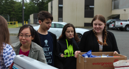 Students lead the way in summer food drive